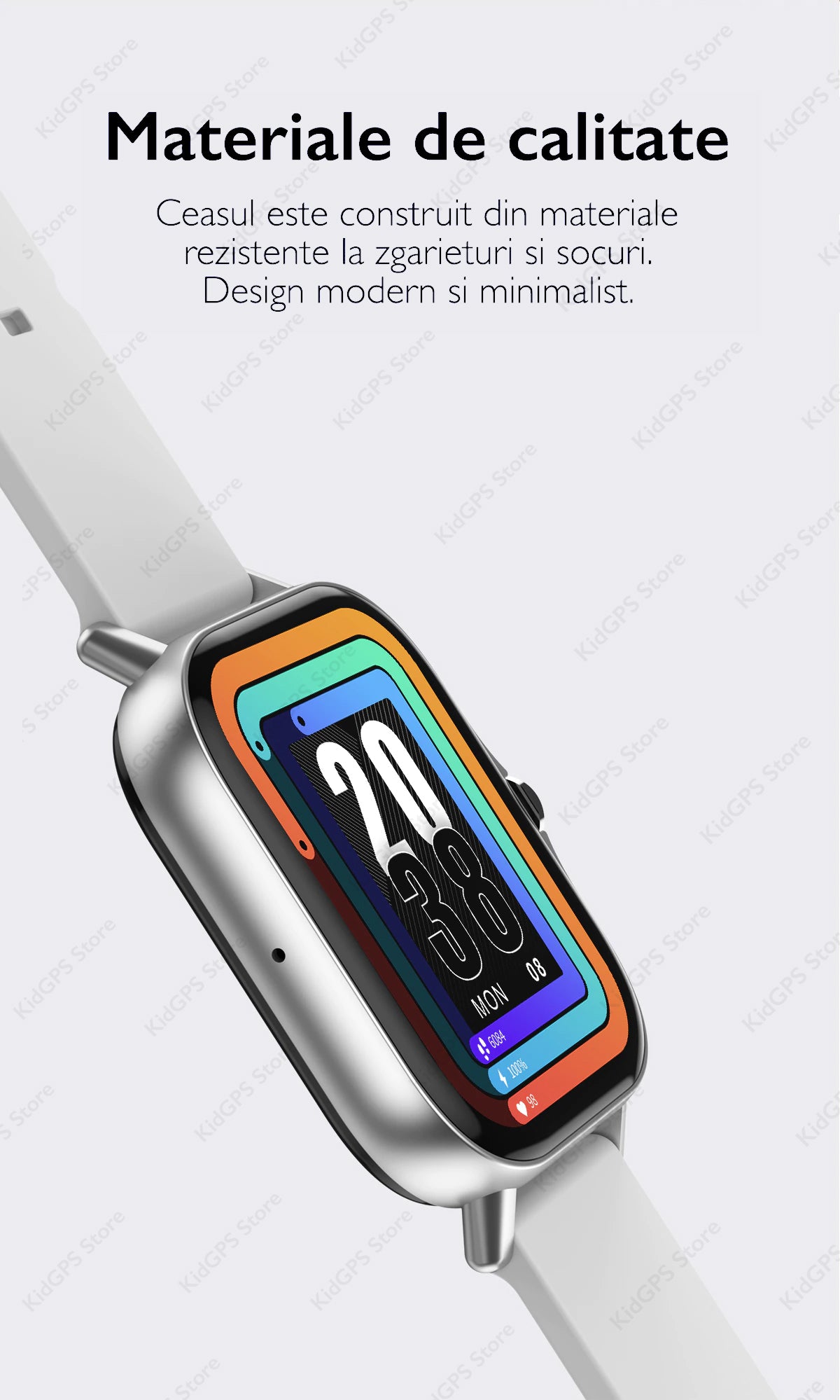 Ceas smartwatch femei TechON DT94 Plus+, Auriu Ceas smartwatch femei TechON DT94 Plus+, Auriu